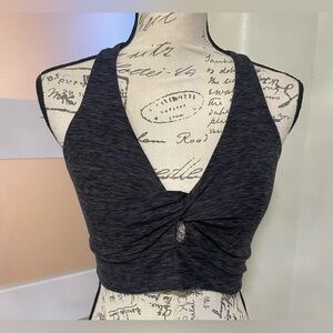 🍂 Black and Purple Victoria's Secret Sports Bra